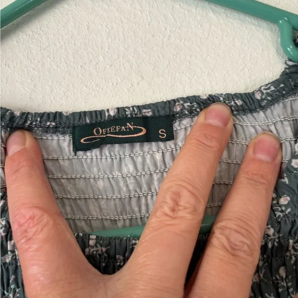 Ofeefan Green Floral Boho Maxi Dress - Picture 3 of 4